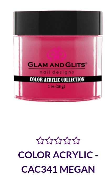 GLAM AND GLITS COLOR COLLECTIONS CA341 1 oz MEGAN - Premium Nail Polish for Professional Salon & Home Manicure