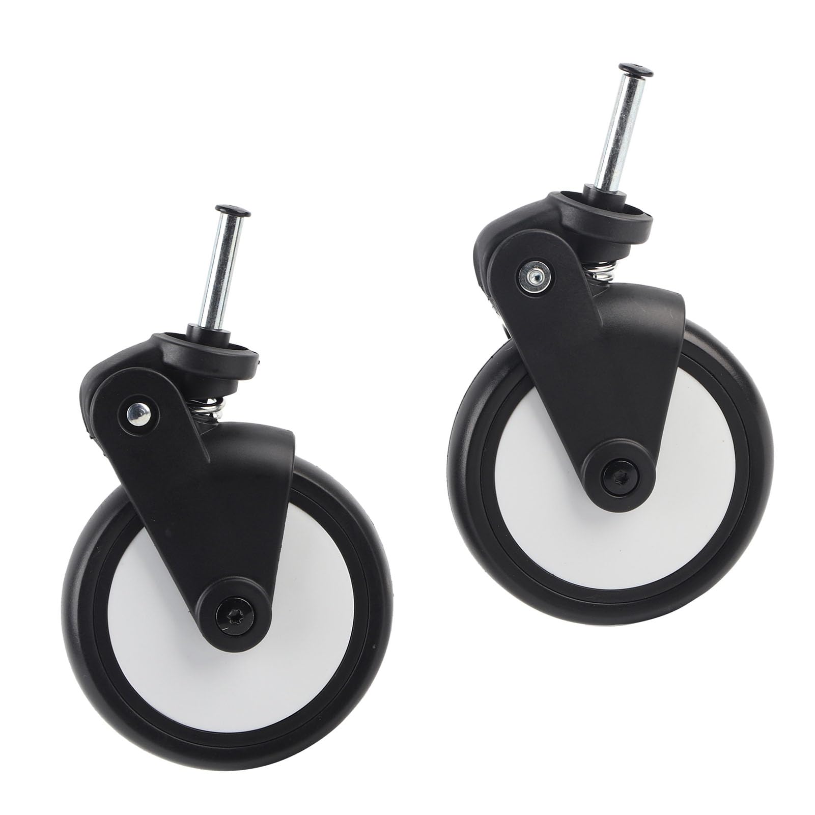 Stroller Replacement Wheels - Durable Rubber Wheels for Baby Strollers & Kids Carriages | Perfect for Smooth Rides on Pavement, Grass & Uneven Terrain