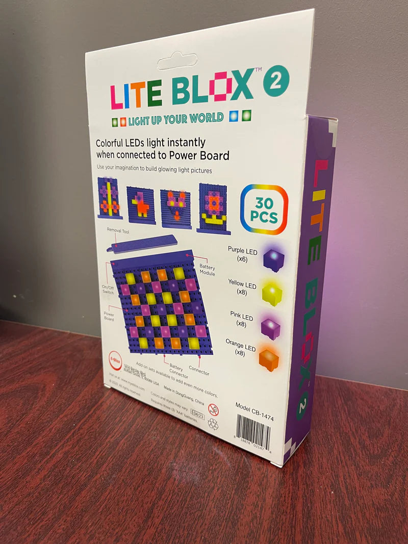 Lite Blox 2 - Premium Building Blocks for Kids & Adults | Creative STEM Educational Toys | Perfect for Home, School & Office Play