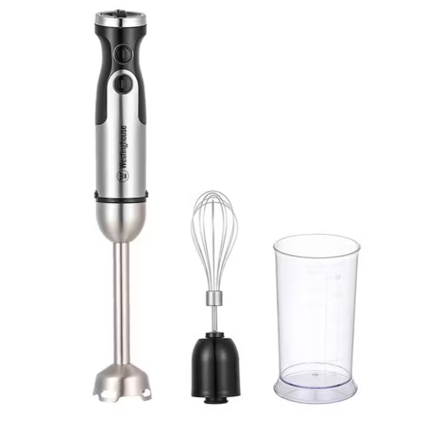 Westinghouse 350W Handheld Stick Blender with Stainless Steel Blades - Powerful Immersion Mixer for Smoothies, Soups, Sauces & Baking (Model WHSM04SS) - Perfect for Kitchen, Restaurant & Home Cooking