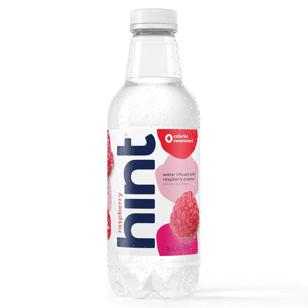 Hint Water Raspberry Infused Water - Pack of 36 (16oz Bottles) | Zero Sugar, Zero Calories, No Sweeteners or Preservatives | Refreshing Hydration for Workouts, Office & Healthy Lifestyle