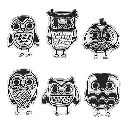 6pcs Cute Owls