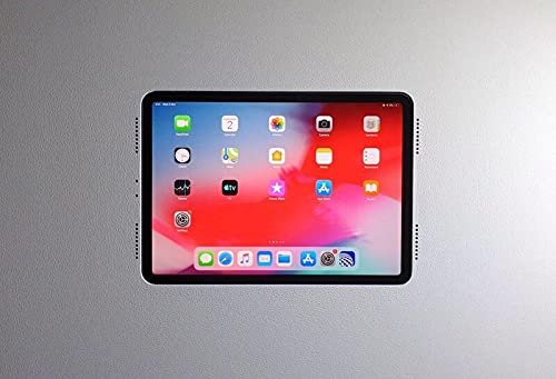 Invisible Flush Mount for iPad Air 4th Gen (2020) with Grills - Secure Wall Mounting Bracket for Home & Office Use