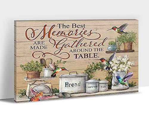 Rustic Kitchen Canvas Framed-16