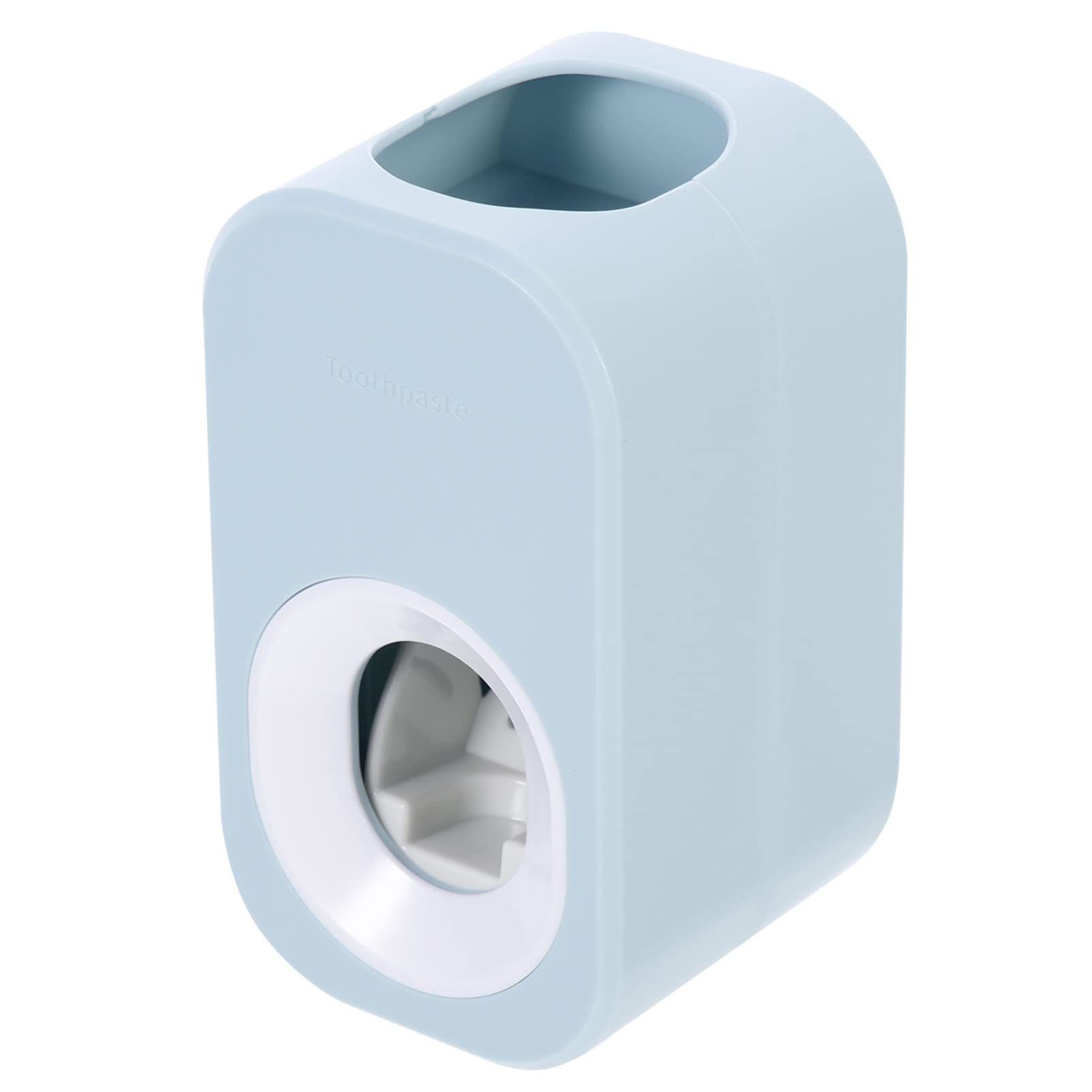 Automatic Toothpaste Dispenser Wall Mounted - Cabilock Plastic Toothpaste Squeezer & Toothbrush Holder Set for Bathroom | Space-Saving Bathroom Organizer, Perfect for Small Spaces & Family Use