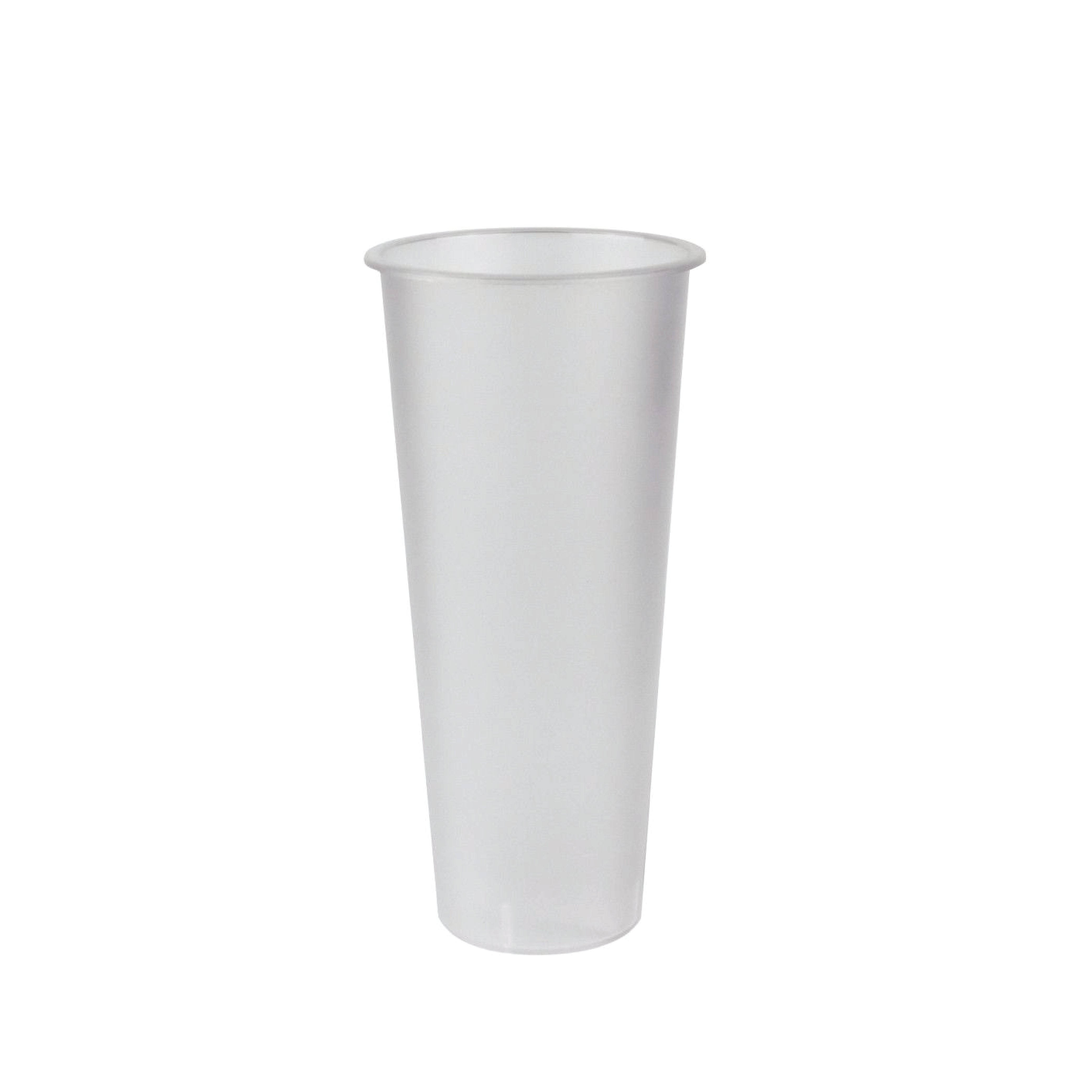 16Oz Tall Plastic Cup - 90mm Wide, Thick PP Material - 1000 Pcs Bulk Pack - Perfect for Parties, Restaurants, and Beverage Businesses