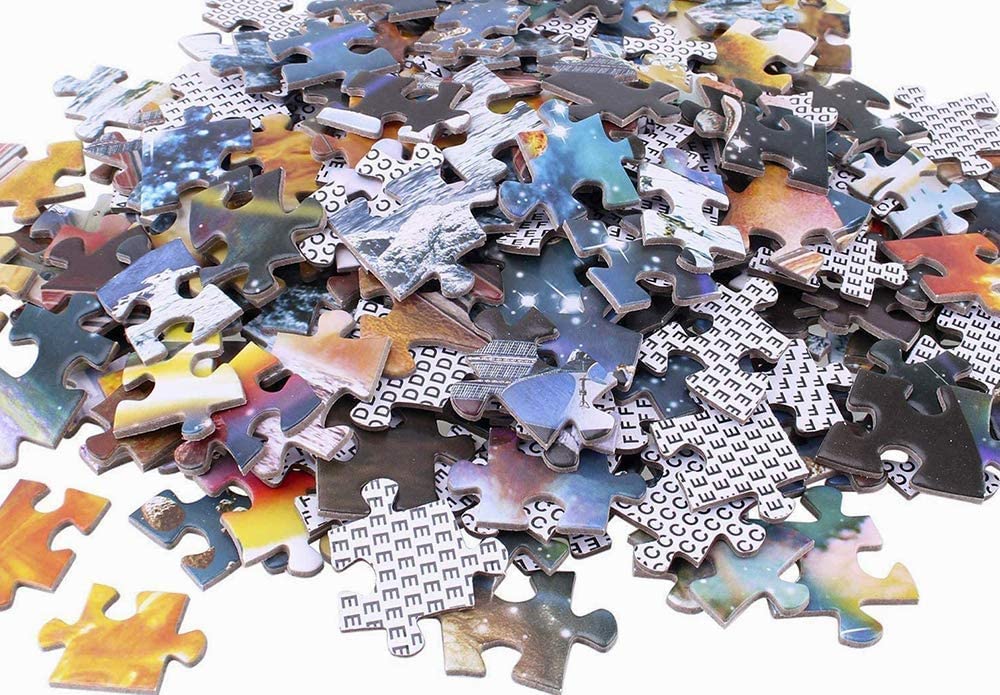 1000-Piece Wooden Jigsaw Puzzle - Fire Truck & Farm Animals (Pig, Cow, Goat, Rooster, Cat) - Perfect Gift for Fireman Dad & Puzzle Lovers - Great for Family Game Night & Stress Relief