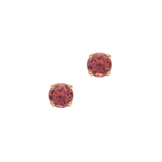 2.3mm Genuine Birthstone 14K Gold Stud Earrings for Women - Perfect Gift for Birthday, Anniversary & Everyday Wear