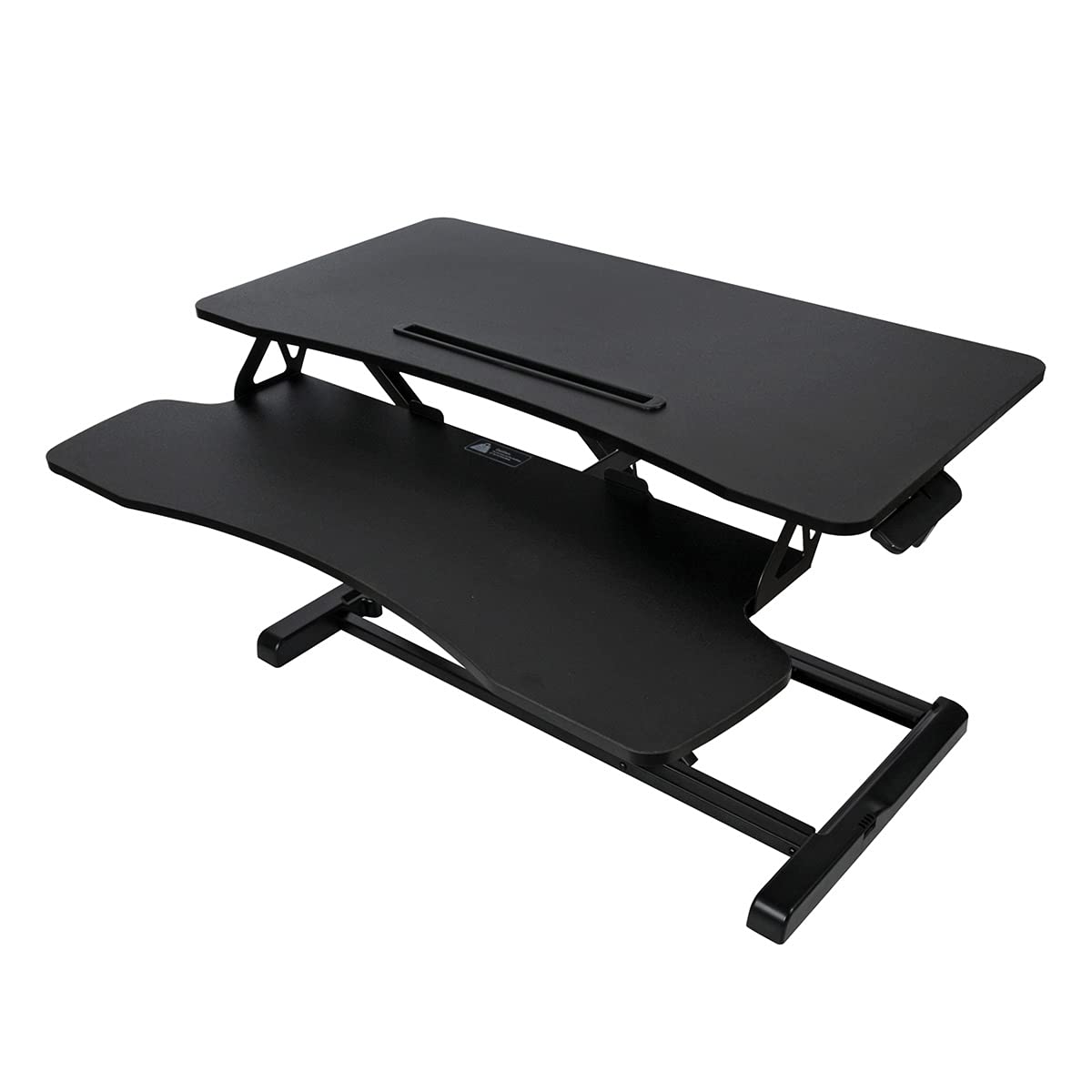 Royal SD320 Height Adjustable Standing Desk with Keyboard Tray - Ergonomic Home & Office Workstation for Comfortable Computer Use