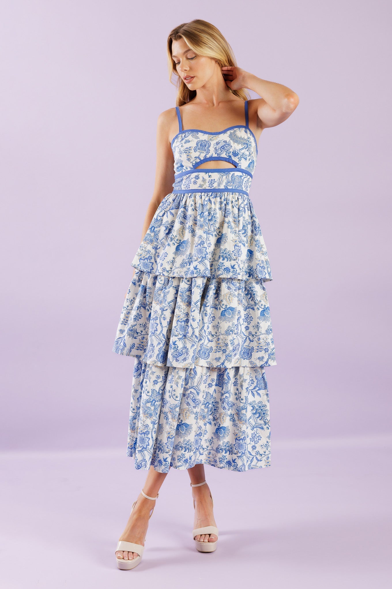 Stylish A Great Escape Woven Midi Dress for Women - Perfect for Summer Vacations, Beach Getaways & Casual Outings