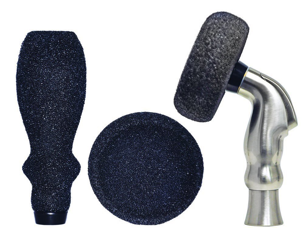 Dish Genie Cleaning Kit - Brushed Nickel Sink Sprayer Head Replacement with 4 Multi-Purpose Attachments for Pots, Wine Glasses & Bottles | Perfect for Kitchen Sink, Dishwashing & Hard-to-Reach Cleaning