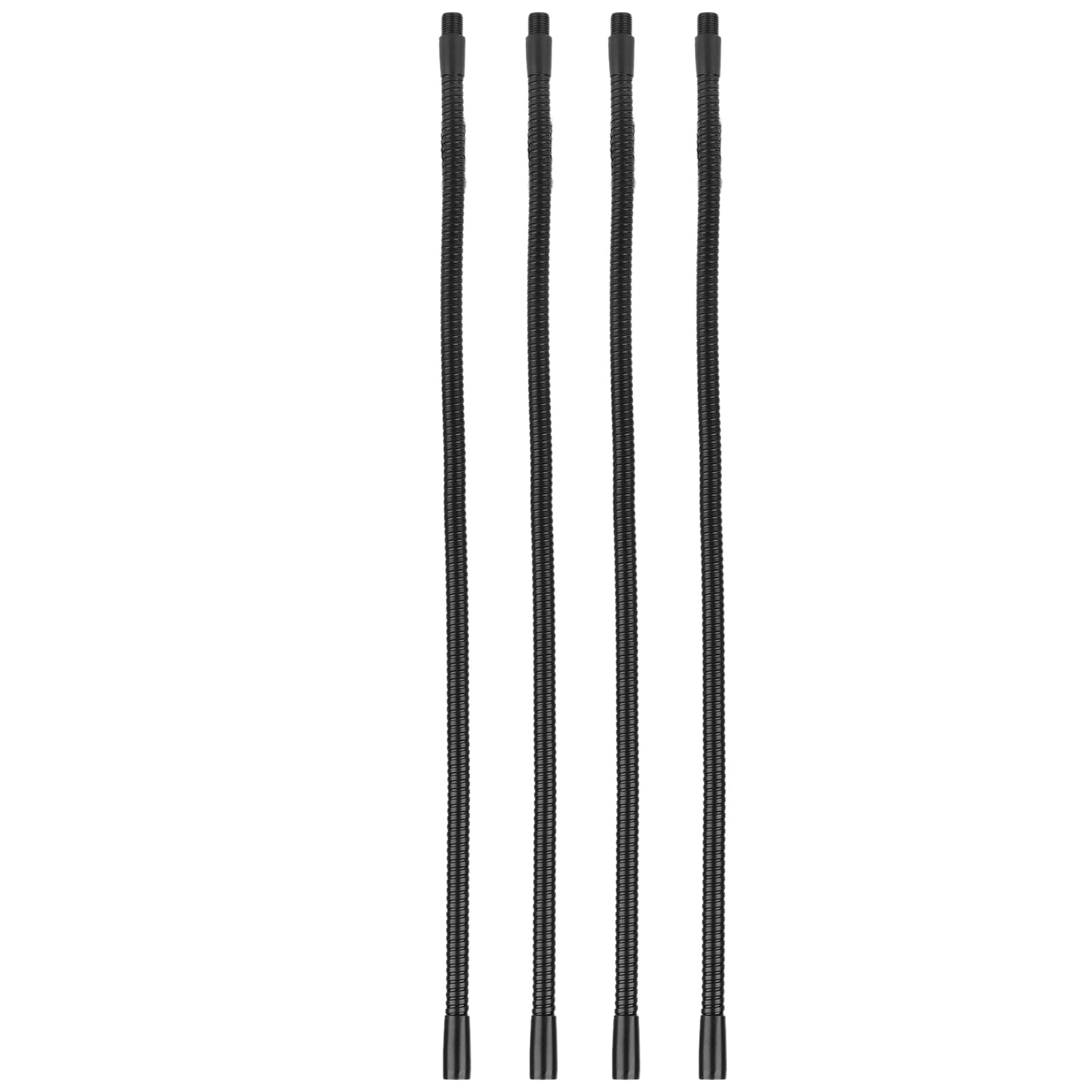 Eulbevoli 4-Pack Adjustable Aluminum Gooseneck Lamp Hose - Durable & Break-Proof (45cm/17.7in) for Table Lamps, Task Lighting & DIY Light Fixtures - Perfect for Reading, Crafting & Workspace Illumination