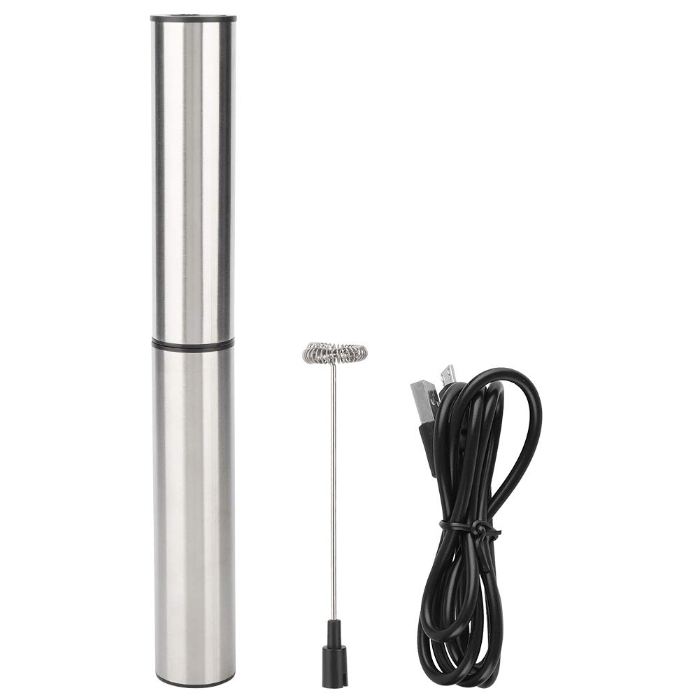 Rechargeable USB Electric Milk Frother - Handheld Whisk for Coffee, Tea, Eggs & Drinks | Perfect for Lattes, Cappuccinos & Baking at Home or Office