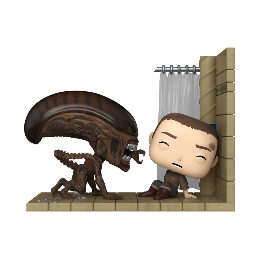 Alien 3 Pop! Moment Vinyl Figure - Ripley & Xenomorph Collectible (Movie Scene Recreation) - Perfect for Sci-Fi Fans & Collectors Display
