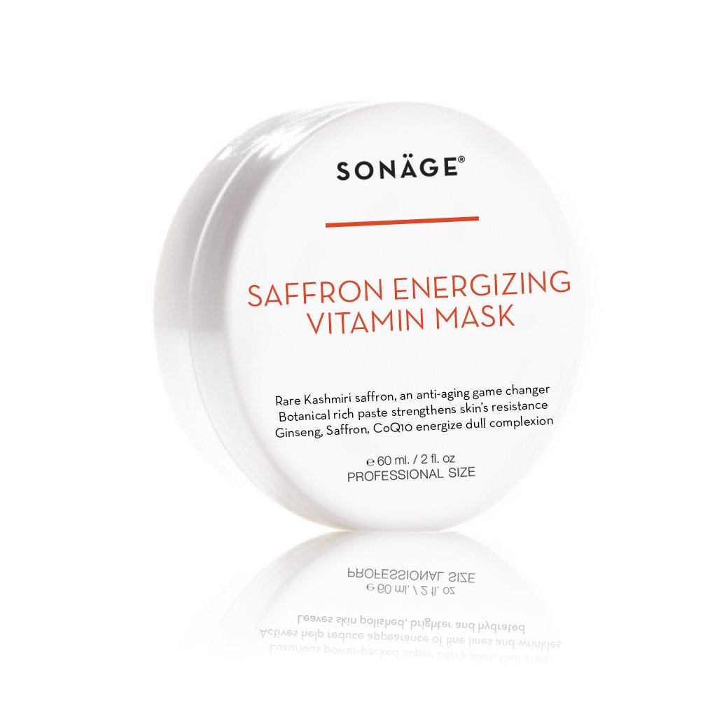 Premium Saffron Vitamin Face Mask - Energizing & Brightening Skincare Treatment for Glowing Skin - Wholesale Bulk - Perfect for Spa, Salon & Home Use