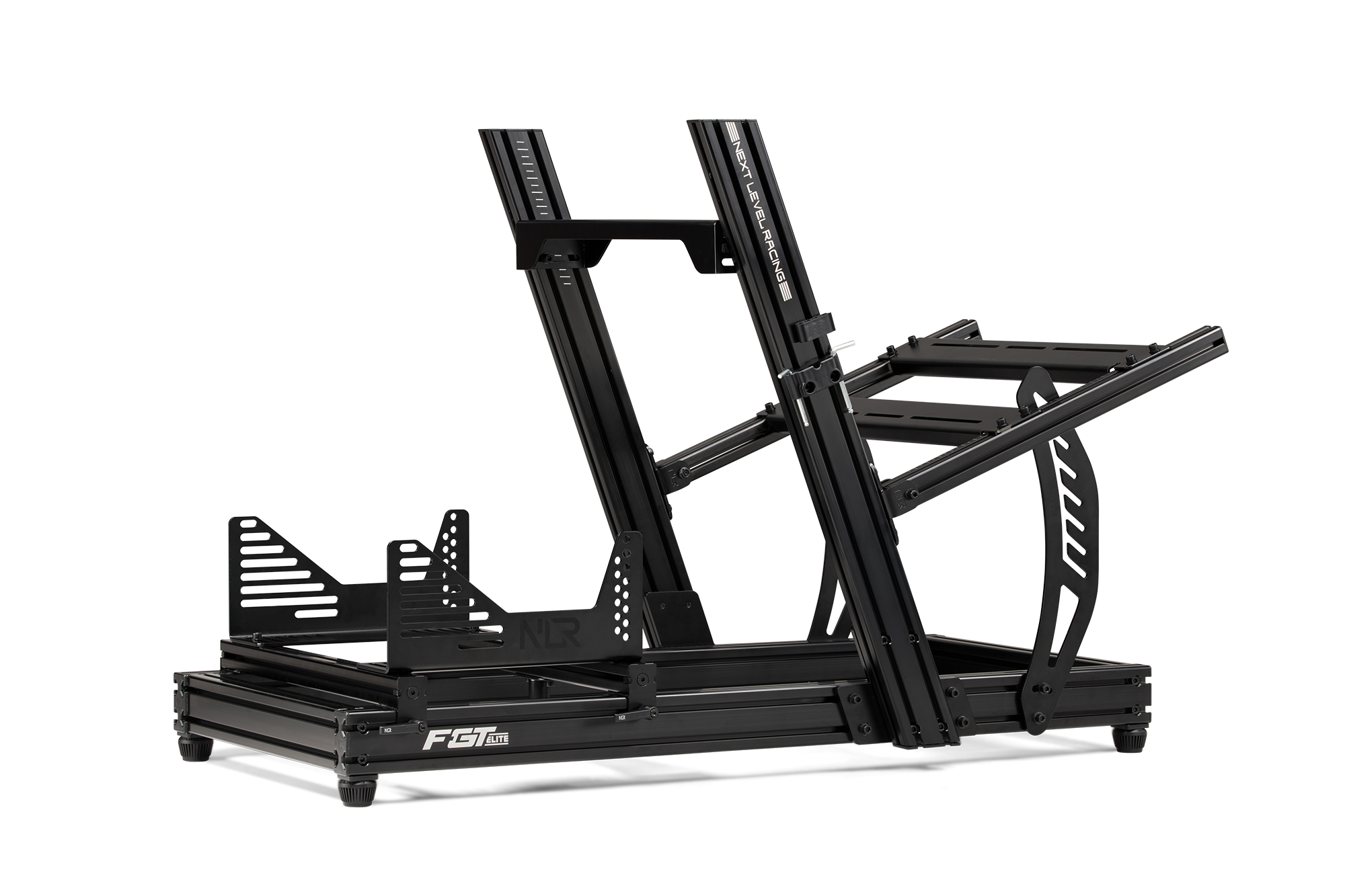 Next Level Racing F-GT Elite Lite Wheel Plate Edition - Adjustable Racing Simulator Cockpit for PC, PS5, Xbox | Perfect for Home Gaming & Professional Esports Training