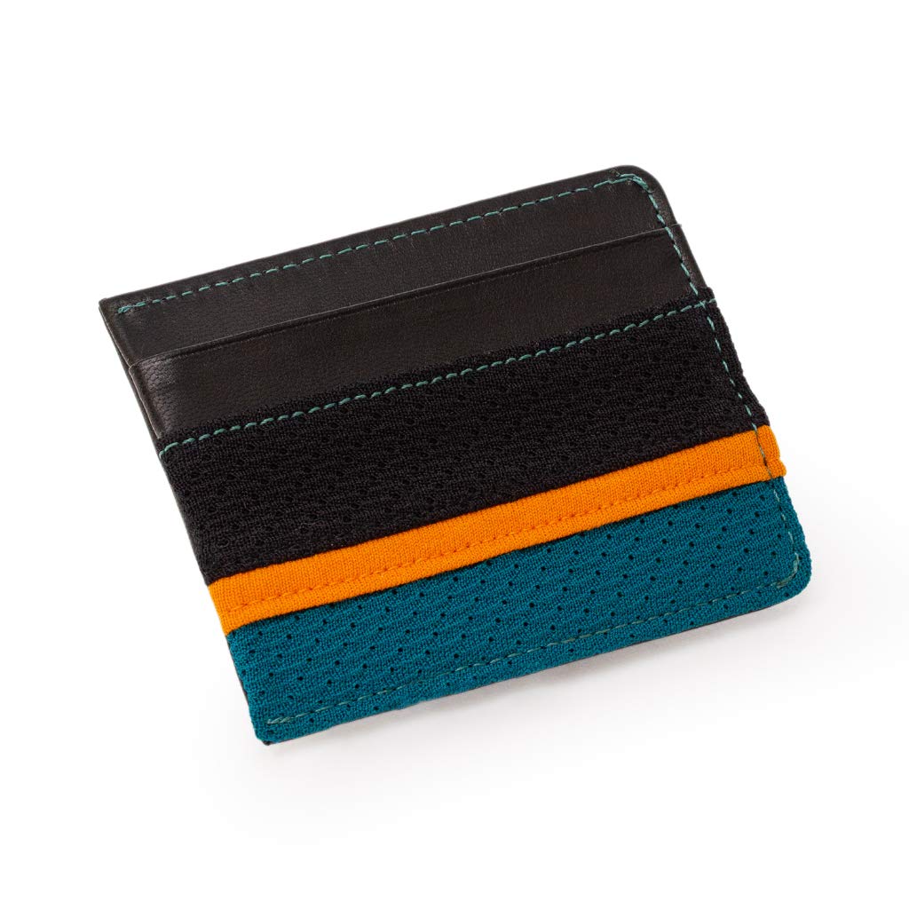 NHL Game Used Jersey Leather Money Clip Wallet - Authentic Hockey Memorabilia for Fans & Collectors - Perfect for Gifts, Sports Events, and Everyday Carry