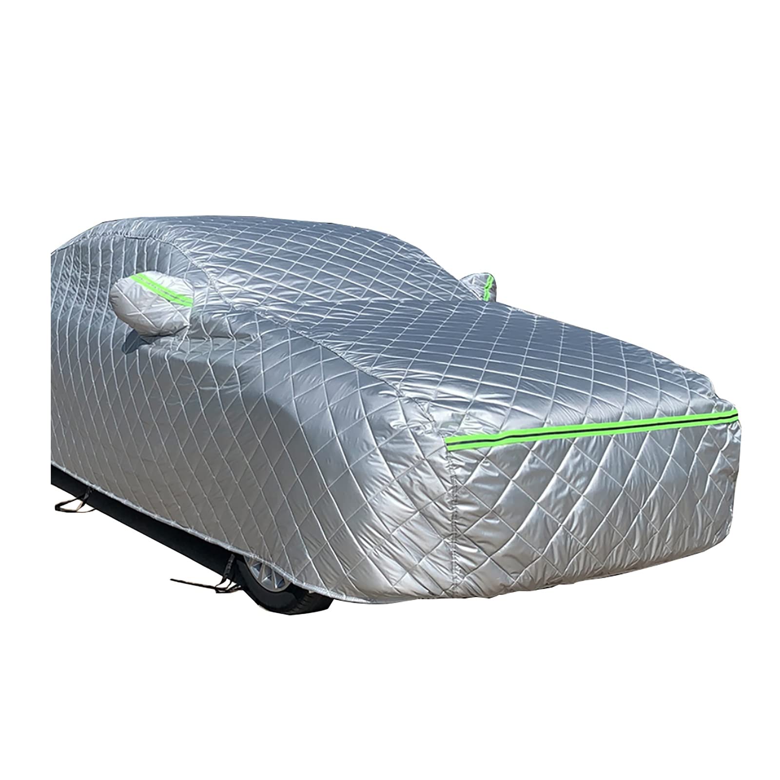 Premium Car Cover for Ferrari SF90 Stradale (2020 3.9T V8) - All-Weather Protection, 4-Layer Thick Cotton, Anti-Hail, UV Resistant, Silver Color - Perfect for Indoor/Outdoor Parking, Winter Storage & Vehicle Protection