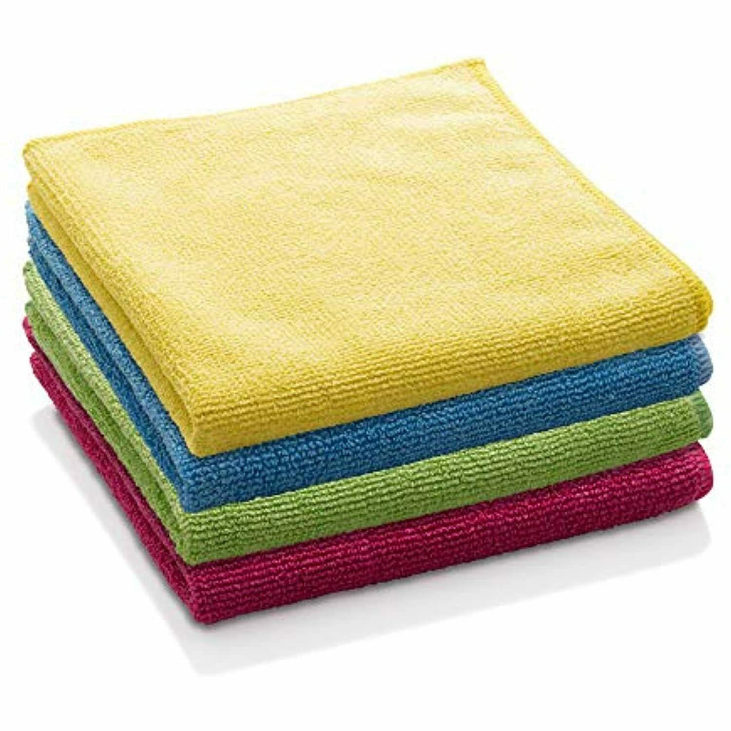 Premium Polyamide/Polyester Cleaning Cloths - 20-Pack (Case of 5) | Multipurpose Dish Rags, Wash Cloths & Dusting Rags for Kitchen, Bathroom & Household Cleaning | Reusable & Durable Cleaning Supplies