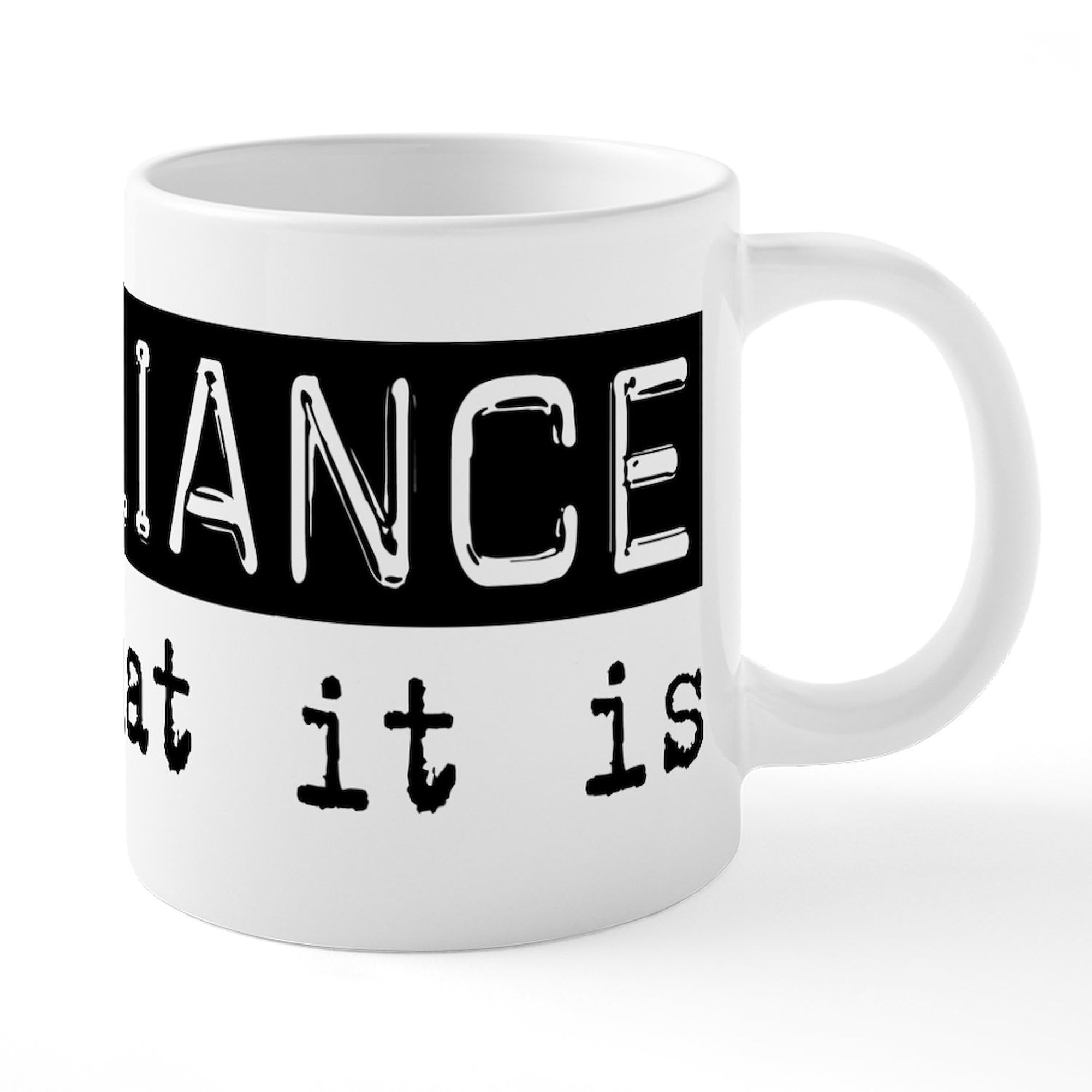 20 oz Ceramic Coffee Mug - Large Insulated Mega Mug for Hot & Cold Drinks - Perfect for Office, Home, or Gifts - CafePress Compliance Is Design
