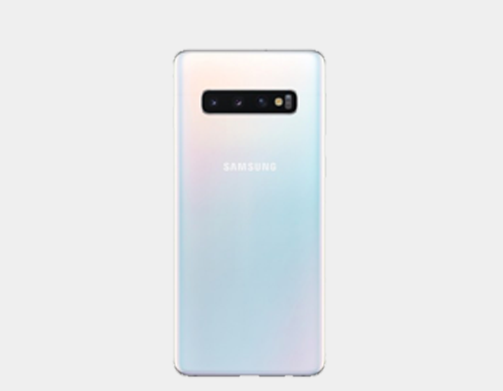 Samsung Galaxy S10 SM-G973F/DS 128GB 6GB RAM Dual SIM Unlocked Smartphone (White) - Perfect for Travel, Business & International Use