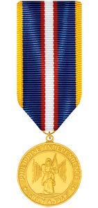 MEDALS OF AMERICA EST. 1976 - Philippine Independence Miniature Medal - Anodized Military Award - Perfect for Collectors, Veterans & Historical Displays