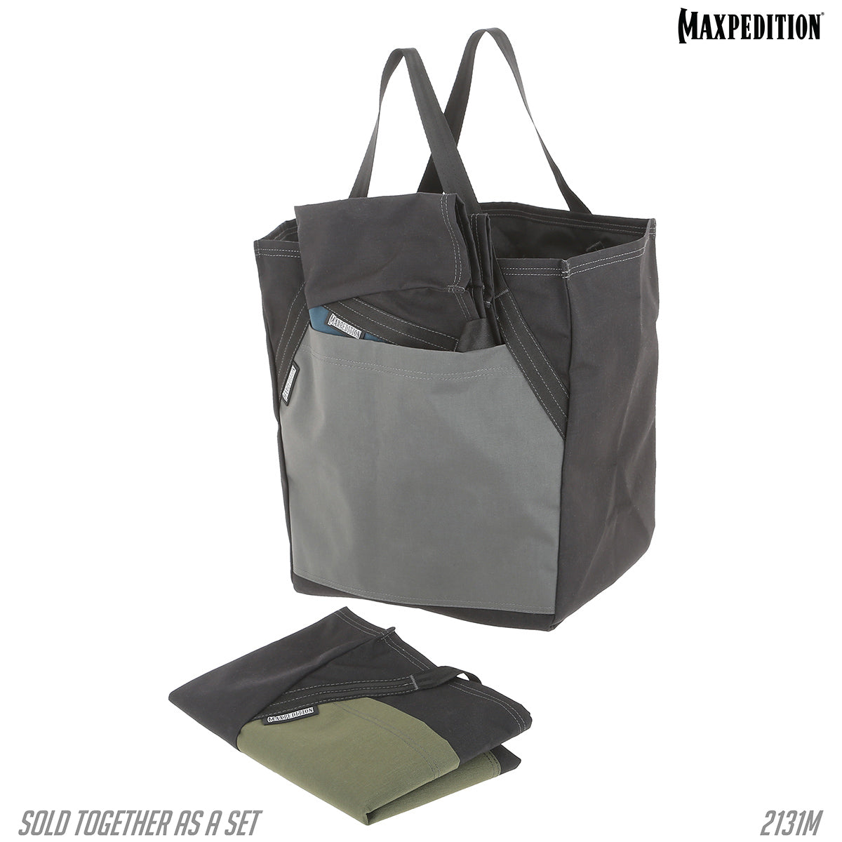 Trifecta 3-in-1 Versatile Tote Bag Set - Perfect for Work, Travel & Gym (Final Sale)