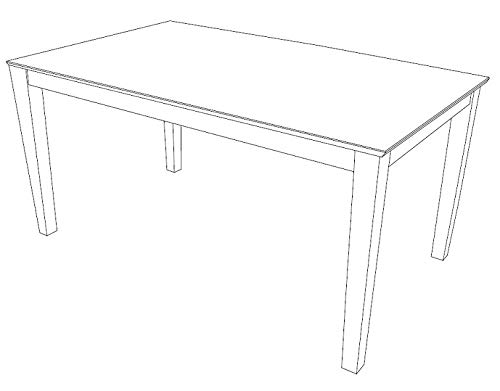 East West Furniture 5-Piece Dinette Set for 4 - Rectangle Dining Table & 4 Linen Fabric Chairs, 36x60 Inch, Linen White - Perfect for Small Kitchens, Breakfast Nooks & Compact Dining Spaces