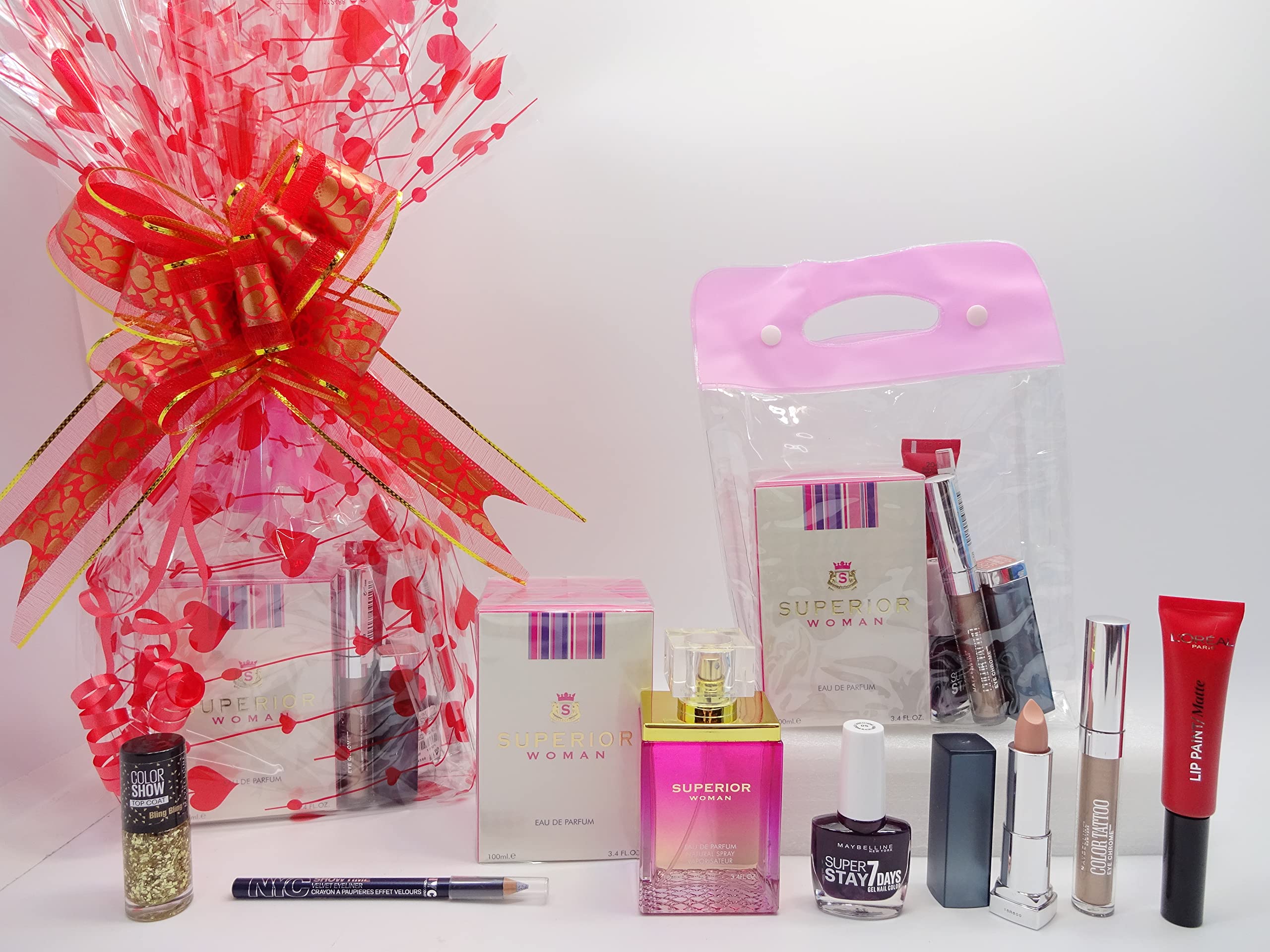 Valentine's Day Gift Set for Women - Luxury Perfume & Makeup Bundle - Perfect for Anniversary, Birthday & Romantic Surprise Gifts