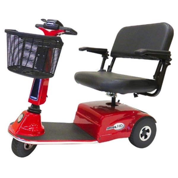 Amigo HD Heavy Duty Standard Mobility Scooter - Lightweight & Portable Electric Scooter for Adults & Seniors - Indoor/Outdoor Use for Shopping, Travel & Daily Commuting