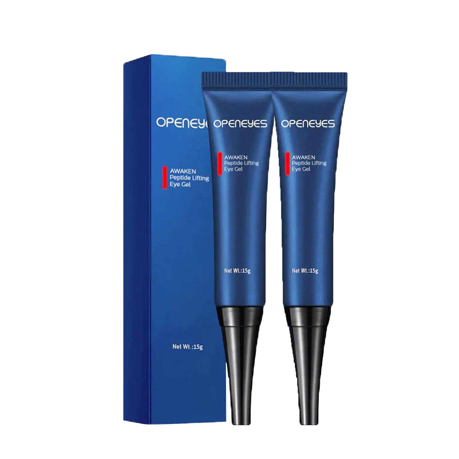 Openeyes Awaken Peptide Lifting Eye Gel for Women - Anti-Aging & Firming Eye Treatment (3 Pack) - Reduce Dark Circles & Puffiness - Perfect for Nighttime Skincare Routine & Travel