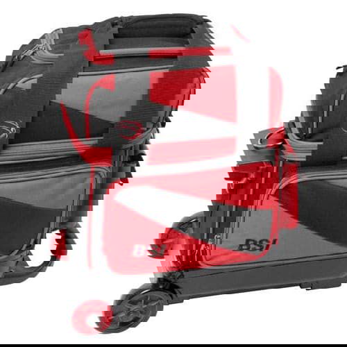 BSI 1 Ball Roller Bowling Bag - Red & Black for Men & Women | Perfect for League Play & Practice Sessions