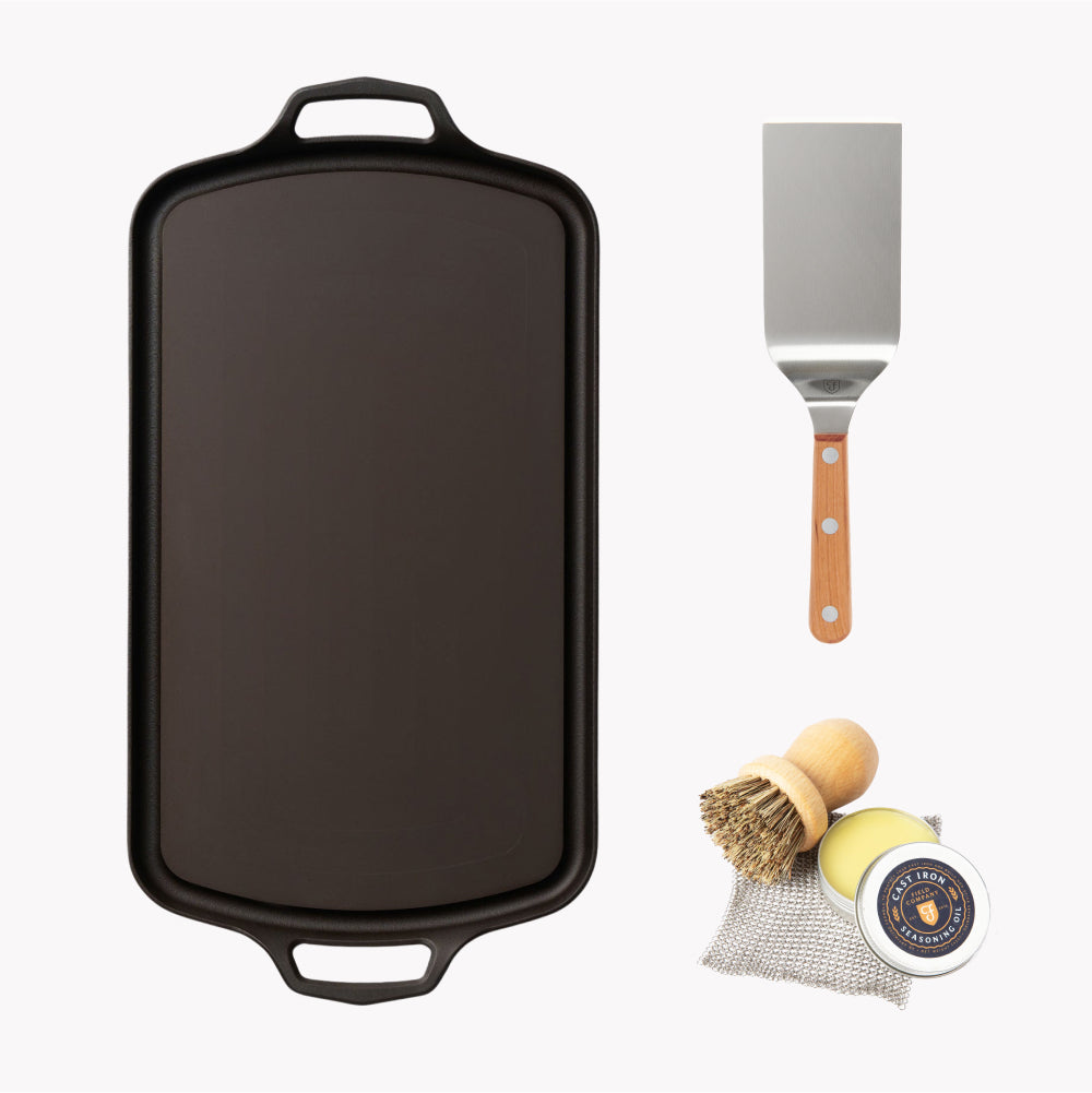 Premium Long Griddle Starter Set for Outdoor Cooking – Perfect for Camping, BBQ, and Backyard Grilling