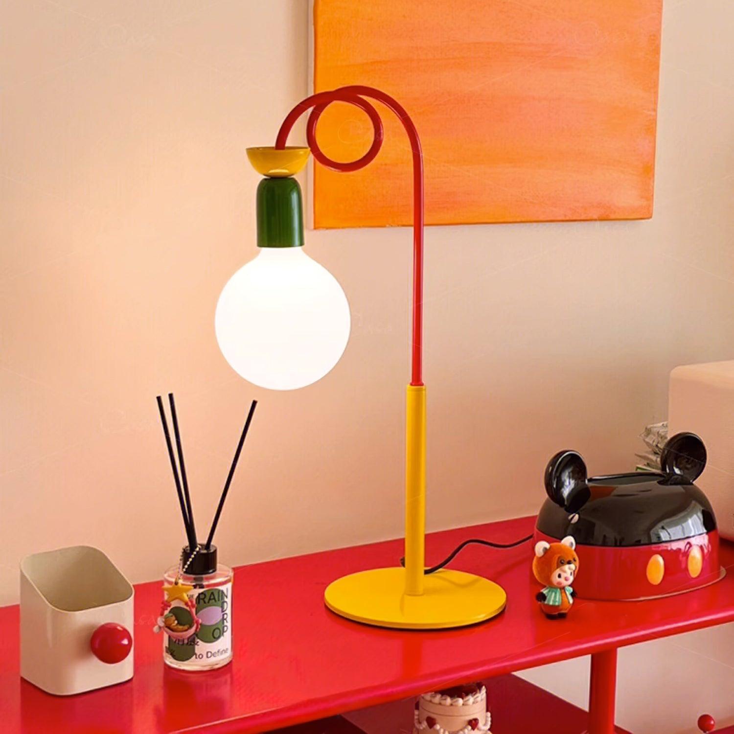 Circulo Play Table Lamp - Modern LED Night Light for Kids Bedroom, Nursery & Playroom - Soft Glow for Reading & Sleep Time