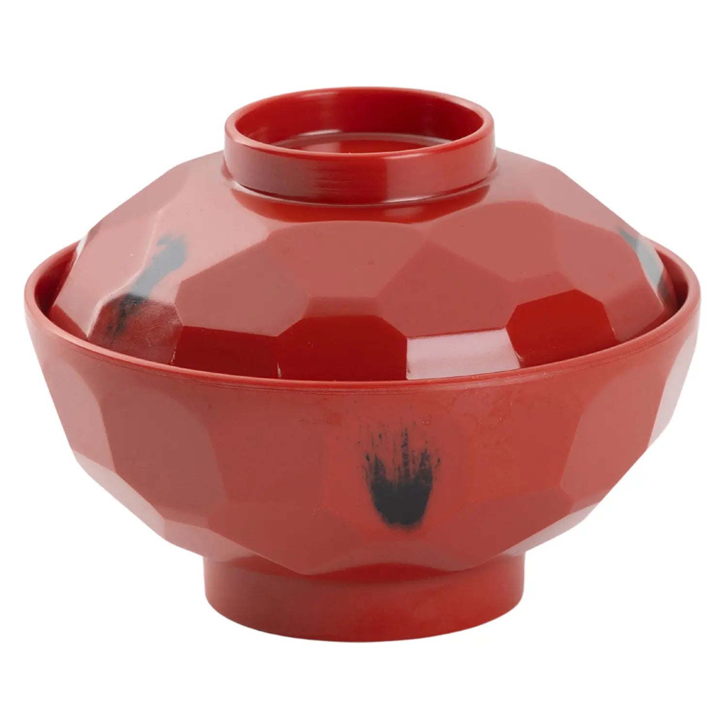 Entec Melamine Kikko Pattern Soup Bowl 12cm - Durable & Lightweight Japanese-Style Bowl for Ramen, Noodles, and Soup - Perfect for Home, Restaurant, and Outdoor Use