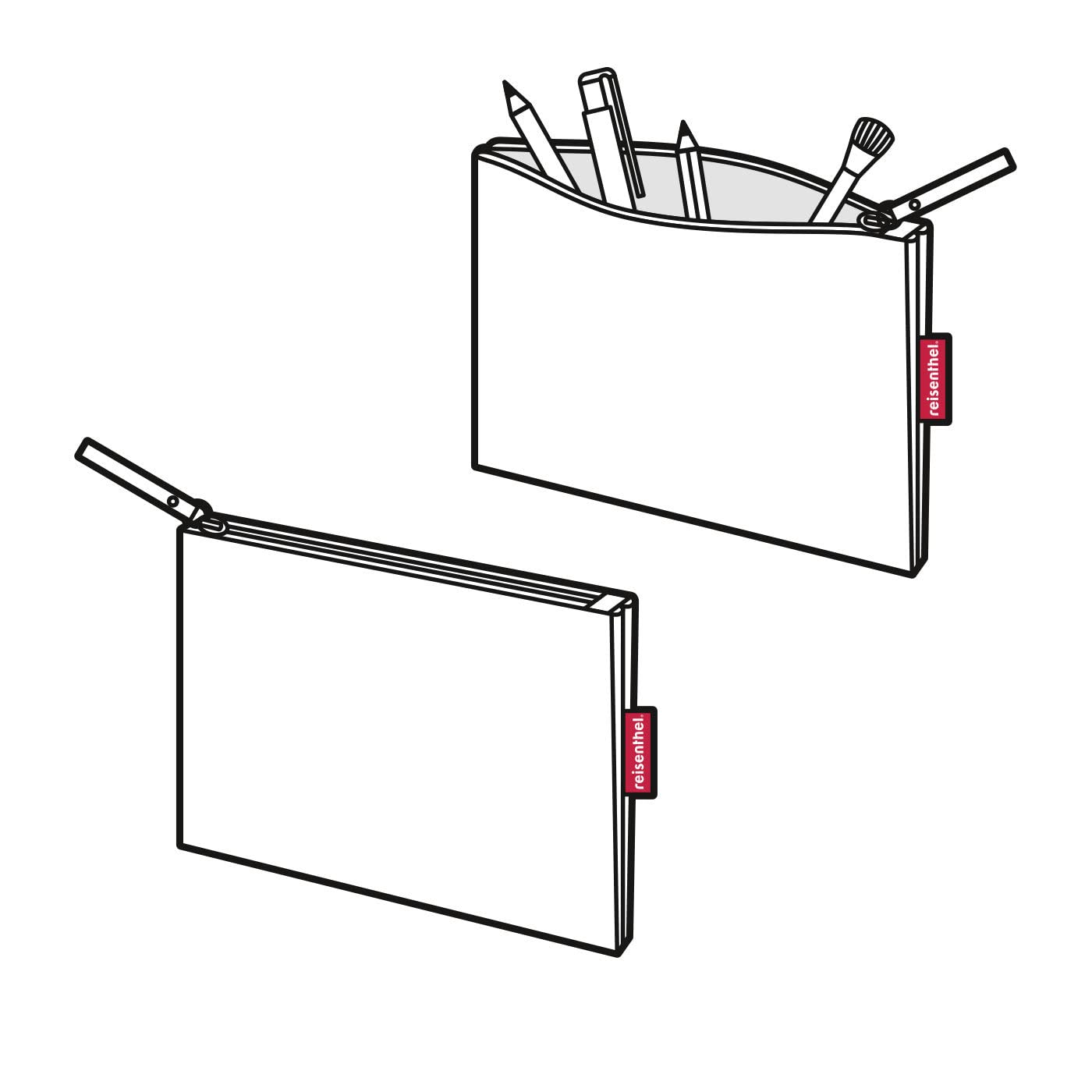 Reisenthel Case 1 Dots - Universal Small Organizer for Cosmetics & Accessories | Perfect for Travel, Makeup Bags & Handbag Storage
