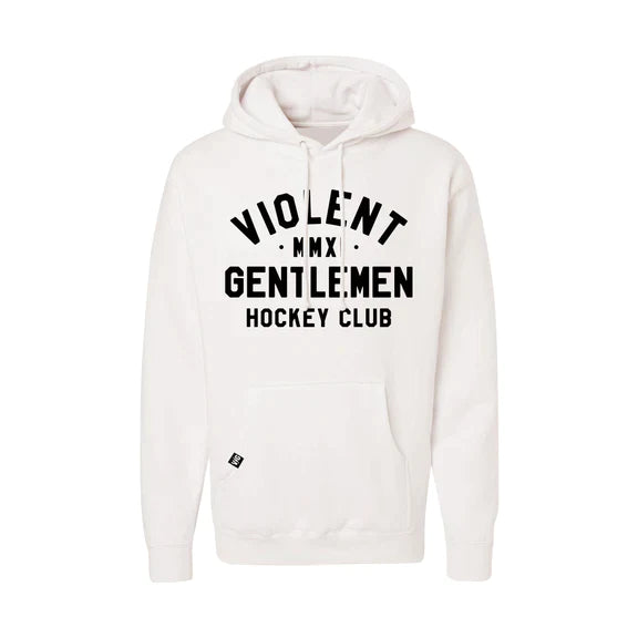 Violent Gentlemen Loyalty Pullover Hoodie in Bone Color - Stylish & Comfortable Men's Sweatshirt for Casual Wear, Street Fashion & Outdoor Activities