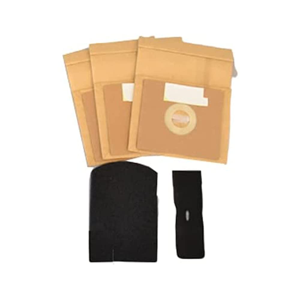 Bissell 7100 Zing Vacuum Bags 3Pk + 2 Filters - Replacement Parts for Home Cleaning