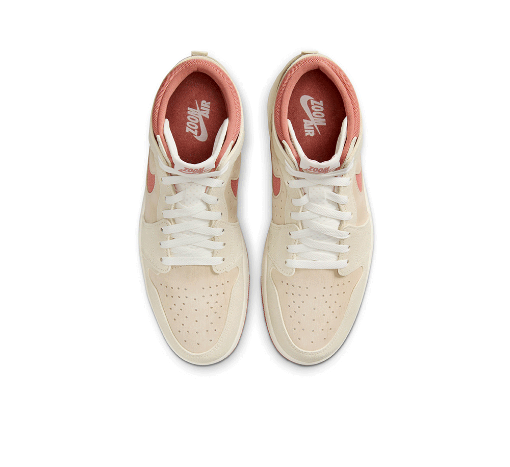 Air Jordan 1 Zoom CMFT 2 Basketball Shoes - Men's High-Top Sneakers for Running & Casual Wear - Perfect for Court Performance and Street Style Fashion