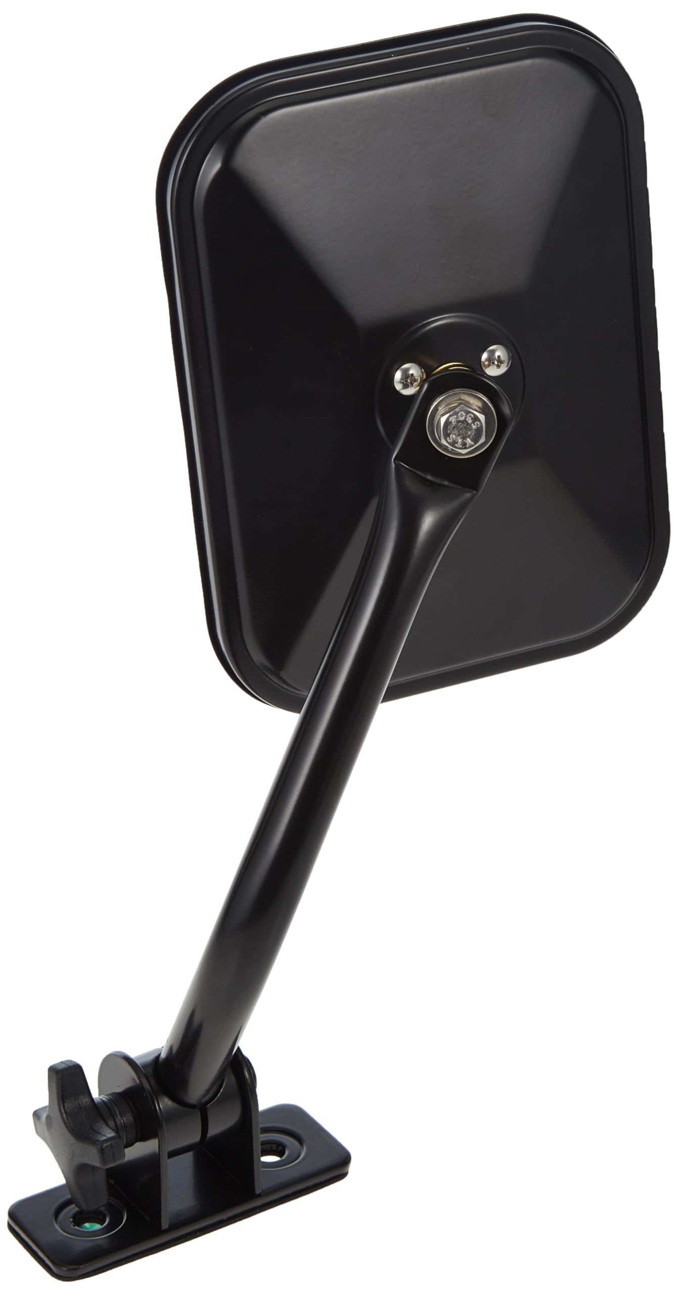 Rugged Ridge Quick Release Rectangular Black Mirror 11025.13 for 1997-2018 Jeep Wrangler - Perfect for Off-Roading & Trail Adventures