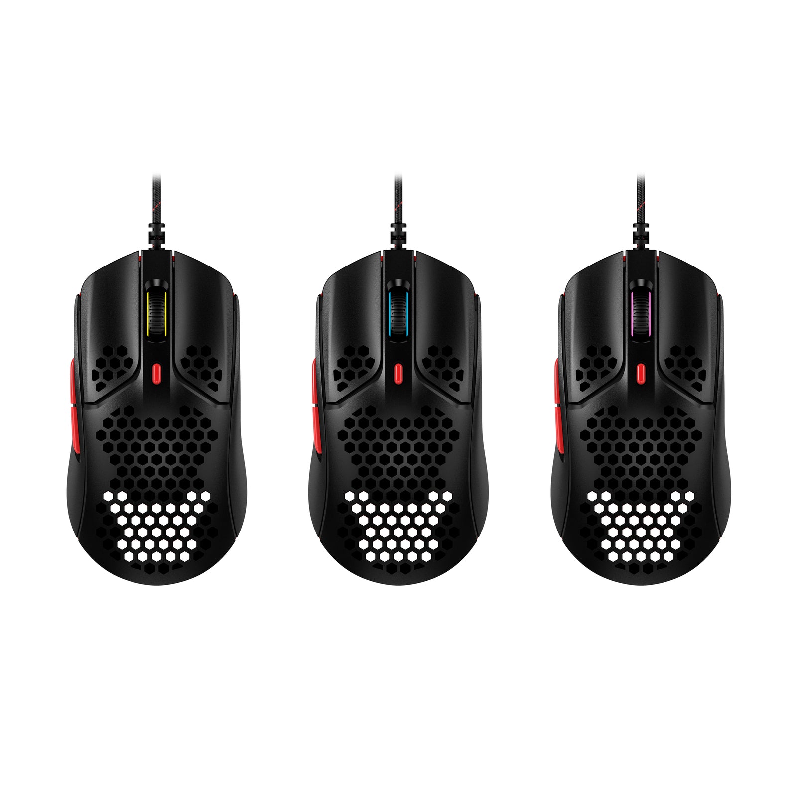 HyperX Pulsefire Haste Wireless Gaming Mouse - Lightweight Honeycomb Design, 59g Ultra-Light, 16K DPI, Omron Switches - Perfect for FPS, MOBA & Esports Gaming