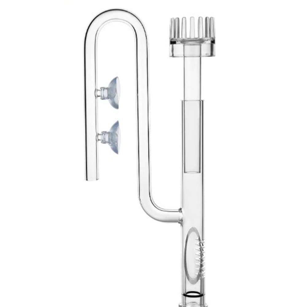 Premium Glass Aquatic Skimmer & Inflow Lily Pipe for Aquarium Filters - Mini Glass Lily Pipe Skimmer Inflow System - Fish Tank Supplies & Accessories for Crystal Clear Water (Ideal for Planted Tanks, Shrimp Aquariums & Nano Fish Tanks)