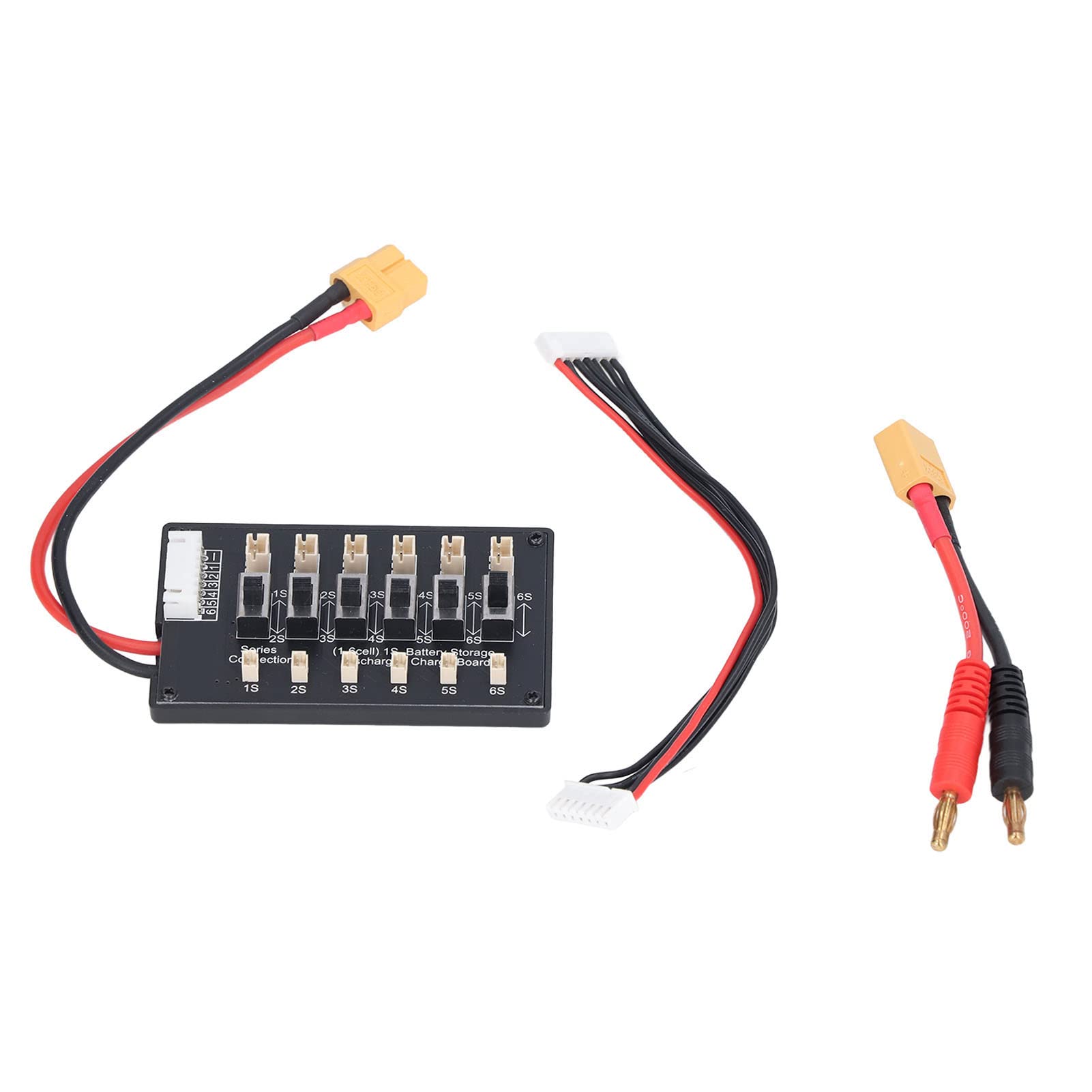 High Precision Battery Charger Connection Module - Safe Series Battery Charging Board with Balance Cable for Cell Protection | Ideal for RC Drones, Electric Vehicles & Solar Power Systems
