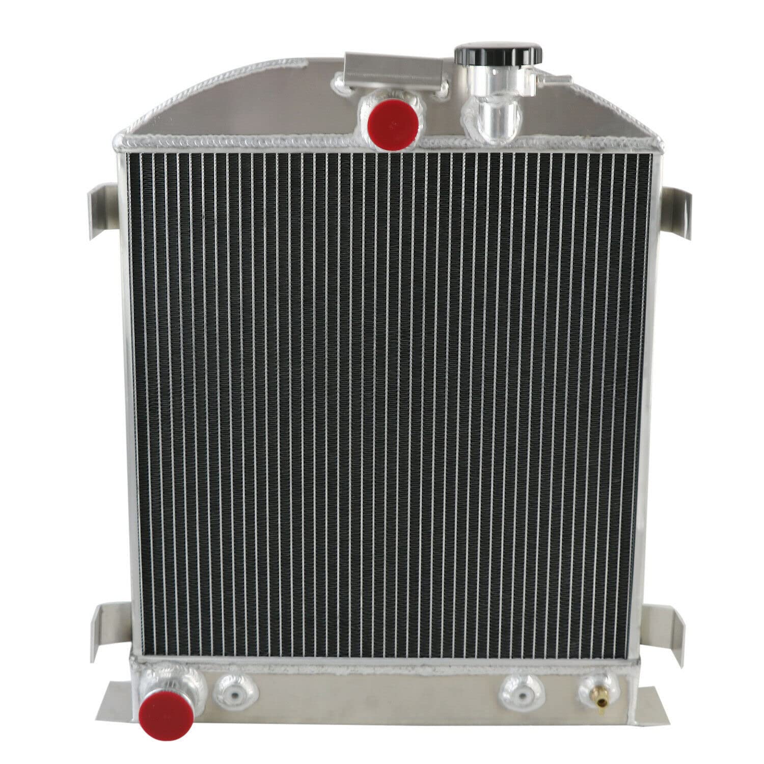 1930-1932 Ford Hi-Boy Hot Rod Aluminum Radiator - 3 Row High Performance Cooling for Ford V8 Engine - Perfect for Classic Car Restoration & Hot Rod Builds