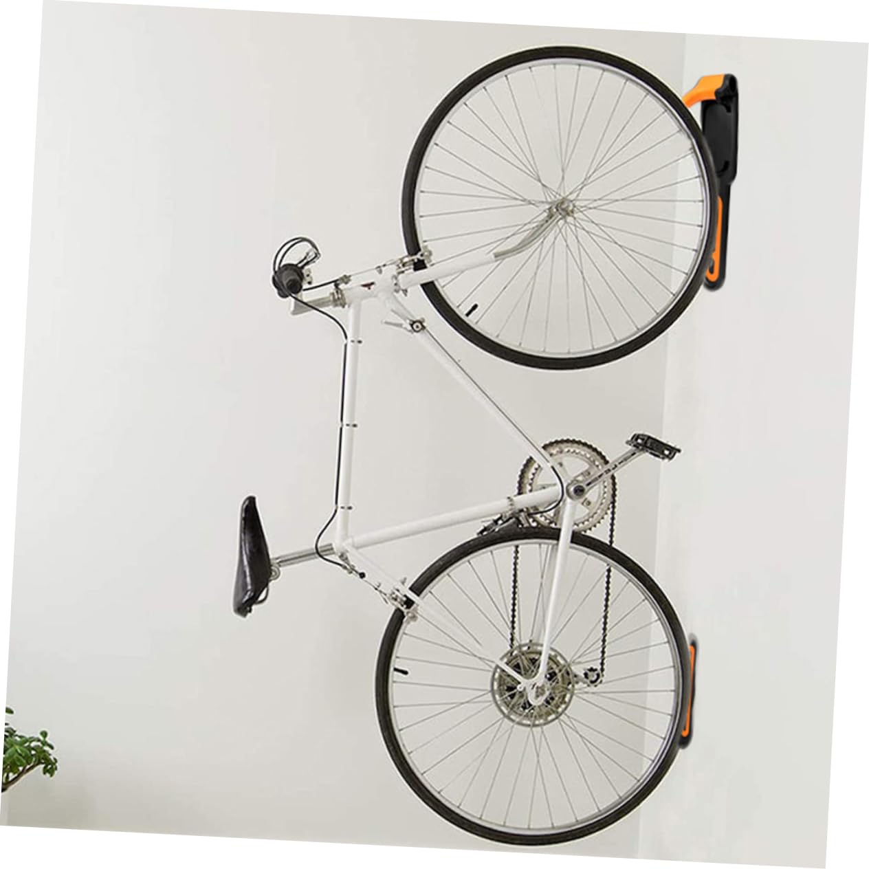 KICHOUSE Heavy Duty Foldable Bike Hook & Display Rack - Wall Mounted Clothes Hanger for Bikes, Jackets & Gear - Perfect for Garage, Bedroom & Retail Store Organization