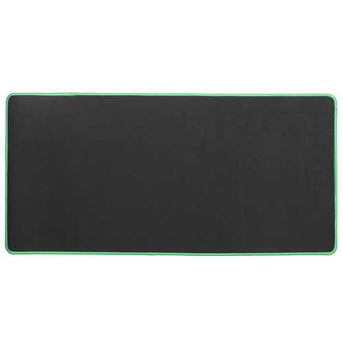 600x300x2mm Black Non-Slip Natural Rubber Desk Mat - Waterproof Keyboard & Mouse Pad for Office, Gaming & Home Workspace