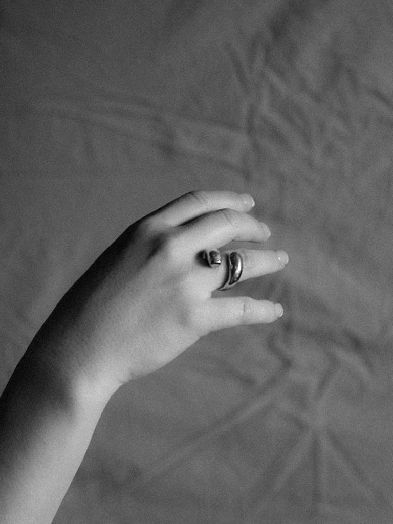 Lepagón Brass Barro Ring - Handmade Boho Jewelry for Women, Unique Statement Ring for Everyday Wear & Special Occasions