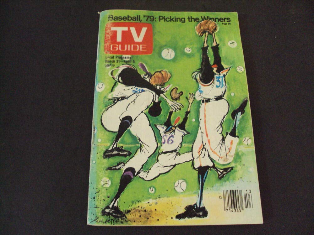 TV Guide March 31 - April 8 1979 Vintage Magazine | Science Studies on TV Ads Reaction | Perfect for Collectors, Media Researchers & Retro TV Enthusiasts