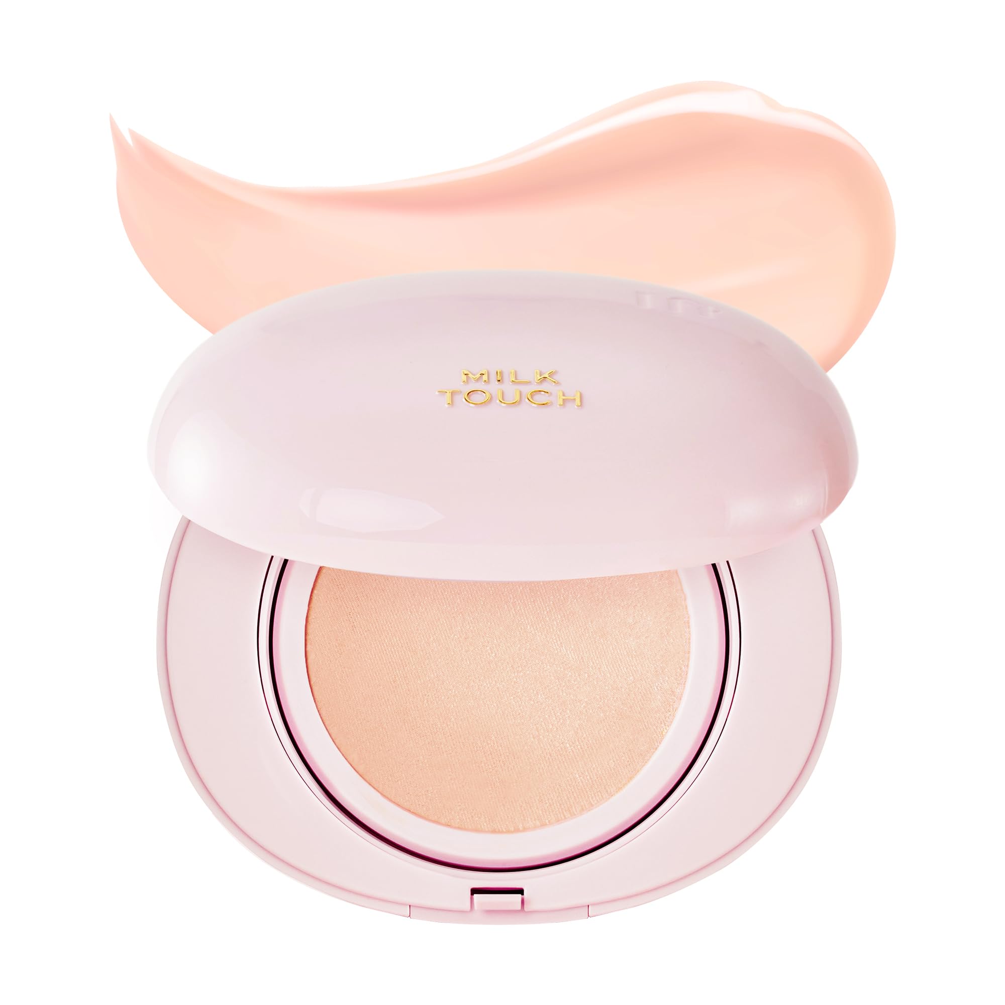 Milktouch Cushion Foundation - 24H Flawless Coverage with Radiant Finish | Korean Hydrating Makeup (60% Skincare Infused) | No Oxidation, Long-Lasting & Non-Creasing | Perfect for Daily Wear & Special Occasions Like Valentine's Day (Shade 19C Rosy Ivory)