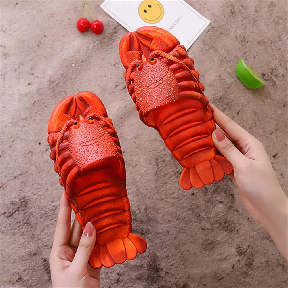 TOTENJS Lobster & Fish Slippers - Comfortable Bass Sandals for Men & Women | Perfect for Home, Beach, and Funny Gift Ideas